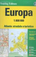 Europa. Atlante stradale e turistico 1:800.000. Ediz. multilingue