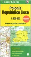 Polonia, Repubblica Ceca 1:800.000. Carta stradale e turistica. Ediz. multilingue