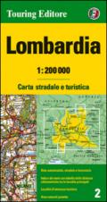 Lombardia 1:200.000. Ediz. multilingue