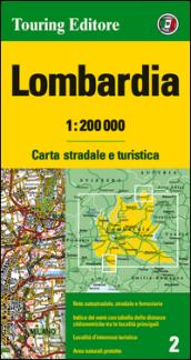 Lombardia 1:200.000. Ediz. multilingue