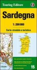 Sardegna 1:200.000. Carta stradale e turistica. Ediz. multilingue