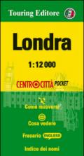 Londra 1:12.000. Ediz. bilingue