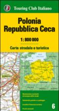 Polonia, Repubblica Ceca 1:800.000. Carta stradale e turistica. Ediz. multilingue