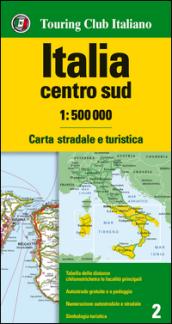 Italia centro sud 1:500.000. Carta stradale e turistica