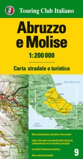 Abruzzo e Molise 1:200.000. Carta stradale e turistica. Ediz. multilingue