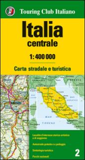 Italia centrale 1:400.000. Carta stradale e turistica