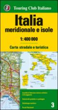 Italia meridionale e isole 1:400.000. Carta stradale e turistica