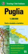 Puglia 1:200.000. Carta stradale e turistica