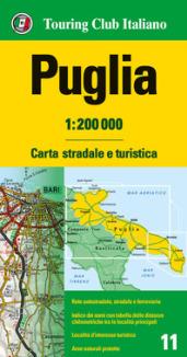 Puglia 1:200.000. Carta stradale e turistica