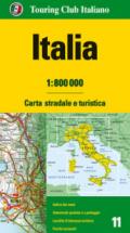 Italia 1:800.000. Carta stradale e turistica