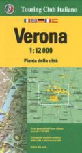 VERONA PIANTA DELLA CITTA' TCI 2018