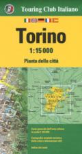 TORINO PIANTA DELLA CITTA' TCI 2018