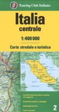 Italia centrale 1:400.000. Carta stradale e turistica