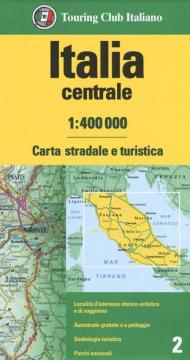 Italia centrale 1:400.000. Carta stradale e turistica