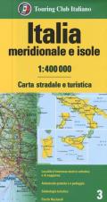 Italia meridionale e isole 1:400.000. Carta stradale e turistica