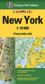 New York 1:15.000. Pianta della città