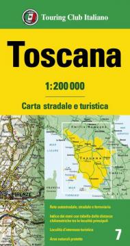 Toscana 1:200.000. Carta stradale e turistica