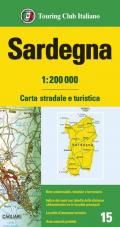 Sardegna 1:200.000. Carta stradale e turistica