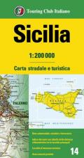 Sicilia 1:200.000. Carta stradale e turistica