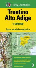 Trentino Alto Adige 1:200.000. Carta stradale e turistica