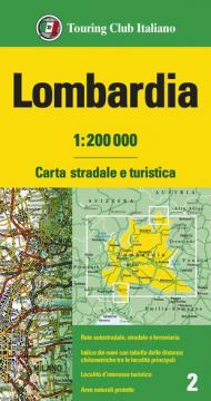 Lombardia 1:200.000. Carta stradale e turistica. Ediz. multilingue