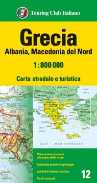 Grecia. Albania. Macedonia 1:800.000