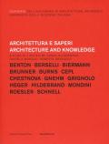 Architettura e saperi-Architecture and knowledge