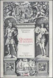 Quaderni di sicurtà. Documents on the history of insurance. Fondazione Mansutti. Con CD-Rom. Ediz. inglese