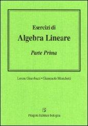 Esercizi di algebra lineare: 1