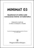 Minimat. Questionari di verifica sulle «conoscenze minime» di matematica: 3