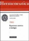 Hermeneutica. Annuario di filosofia e teologia (2003). Esperienza estetica e teologia