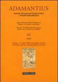Adamantius. Notiziario del Gruppo italiano di ricerca su «Origene e la tradizione alessandrina». Vol. 16: Eusebio e le origini....