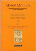 Adamantius. Notiziario del Gruppo italiano di ricerca su «Origene e la tradizione alessandrina». Vol. 16: Eusebio e le origini....