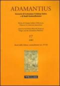 Adamantius. Notiziario del Gruppo italiano di ricerca su «Origene e la tradizione alessandrina». 17.Storie della Chiesa e monachesimi (secc. IV-VI)