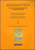 Adamantius. Notiziario del Gruppo italiano di ricerca su «Origene e la tradizione alessandrina». 17.Storie della Chiesa e monachesimi (secc. IV-VI)