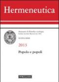 Hermeneutica. Annuario di filosofia e teologia (2013). Popolo e popoli