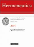 Hermeneutica. Annuario di filosofia e teologia (2014). Quale realismo?