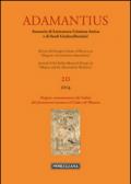 Adamantius. Notiziario del Gruppo italiano di ricerca su «Origene e la tradizione alessandrina». 20.Origene commentatore dei Salmi: dai frammenti catenari al Codice di Monaco