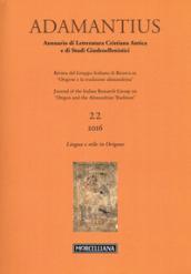 Adamantius. Notiziario del Gruppo italiano di ricerca su «Origene e la tradizione alessandrina»: 22
