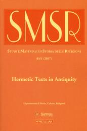 SMSR. Studi e materiali di storia delle religioni (2017): 3