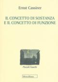 Il concetto di sostanza e concetto di funzione