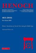Henoch (2018). Vol. 40\2: Polemic translations of Jewish texts during the middle ages.