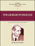 Per Giorgio Petrocchi. Miscellanea di studi a 20 anni dalla morte