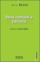 Bene comune e persona