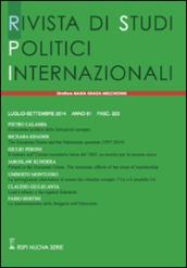 Rivista di studi politici internazionali (2014). 3.