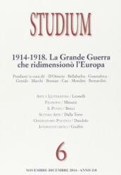 Studium (2014). 6.La «grande guerra» che ridimensionò l'Europa