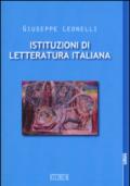 Istituzioni di letteratura italiana