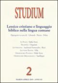 Studium (2015). 2.Lessico cristiano e linguaggio biblico nella lingua comune