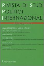 Rivista di studi politici internazionali (2016): 3