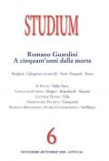 Studium (2018). Vol. 6: Romano Guardini a cinquant'anni dalla morte.